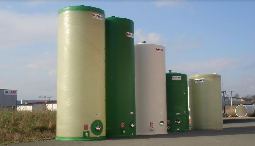 Cuve de stockage PRESTIGE simple paroi - 25 à 300m3 - en polyester et fibres de verre pour engrais liquide_2