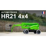 Hr21 4x4 nacelle élévatrice automotrice articulée - niftylift - hauteur de travail 20.8m_2