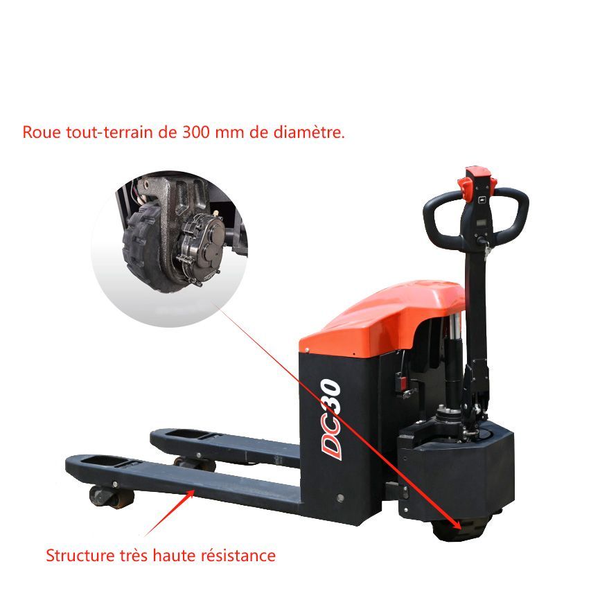 Transpalette électrique tous-terrains ELEP-30 -3000kg_2