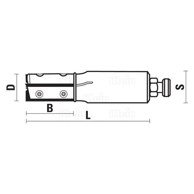 W174.180.R - Fraise à plaquette HW Z=3 - Sistemi S.R.L. - diamètre 18mm - pour centres d'usinage CNC_2