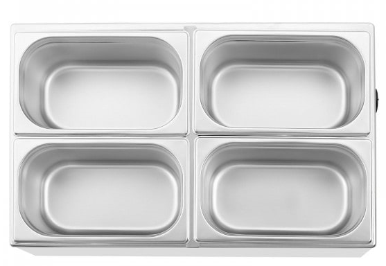 Bain-marie professionnel - 4 bacs gn 1/4_2