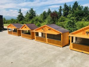 Chalet pliable en rondin de 6 à 13m² pour boutiques, expositions_2