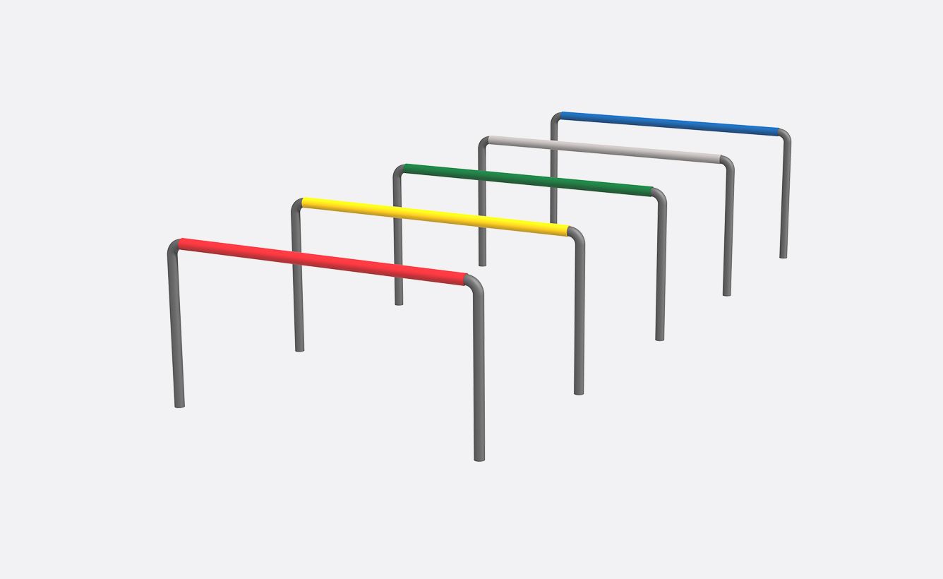 City parking à vélos - Larusdesign - acier et plastique - 1 à 2 vélos par module_2