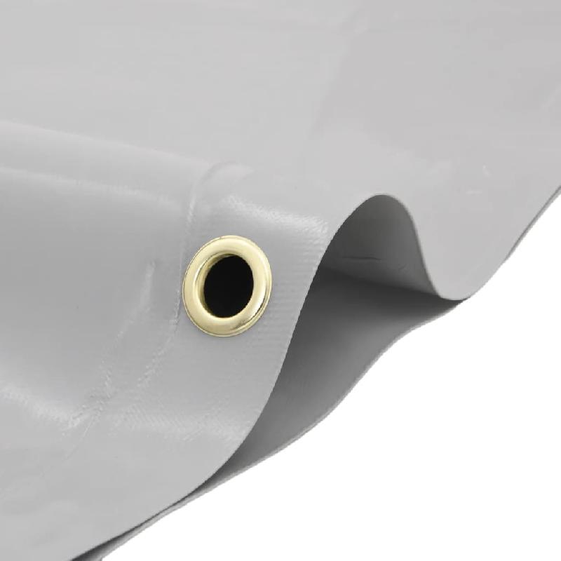 Vidaxl bâche gris 5x5 m 650 g/m² 156046_2