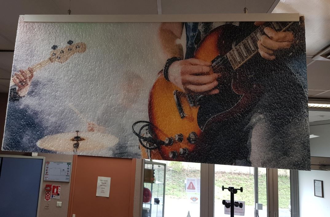 Solution acoustique AcouPlast® adaptée aux environnements humides