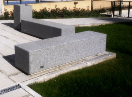 Banquette urbaine Kube en béton 200 cm_2