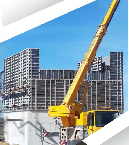 Échafaudage modulaire pour techniques constructives complexes.