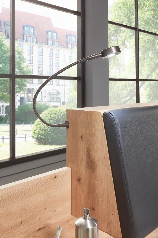 Lit design Burnaby 180x200 cm - 2 chevets, tête en cuir synthétique, tiroirs et coffre de rangement_2