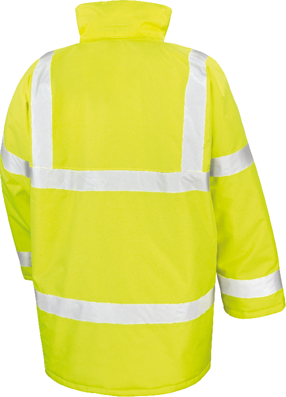 Parka High Viz Motorway - Réf: R218X - Polyester Oxford 300D - Protection thermique - EN ISO 20471:2013 Classe 3_2