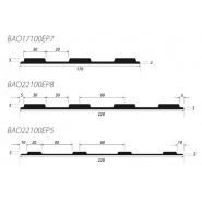 Baocfl - Bandes d'aide à l'orientation en caoutchouc - Dimensions 170x1000 mm et 220x1000 mm - Norme NFP 98-352_2