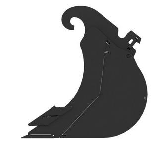 Godet d'excavation-mini-pelle - caterpillar finance france - 600 mm (24 in) - poids 42 kg_2