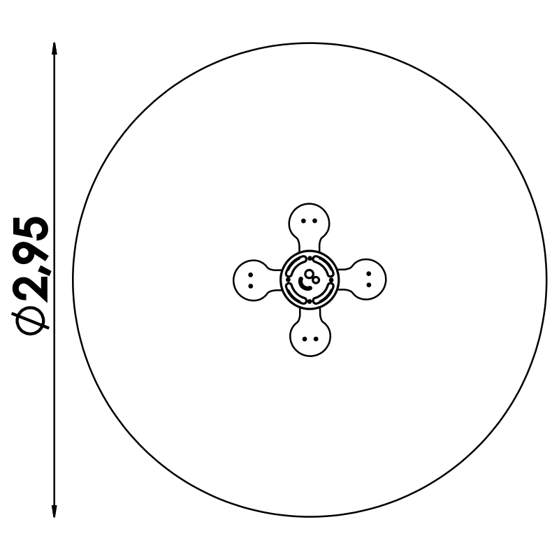 Jeu à ressort 4 places conforme EN1176 - Référence BT15229 - Ressort EIBACH et plastiques HDPE_2