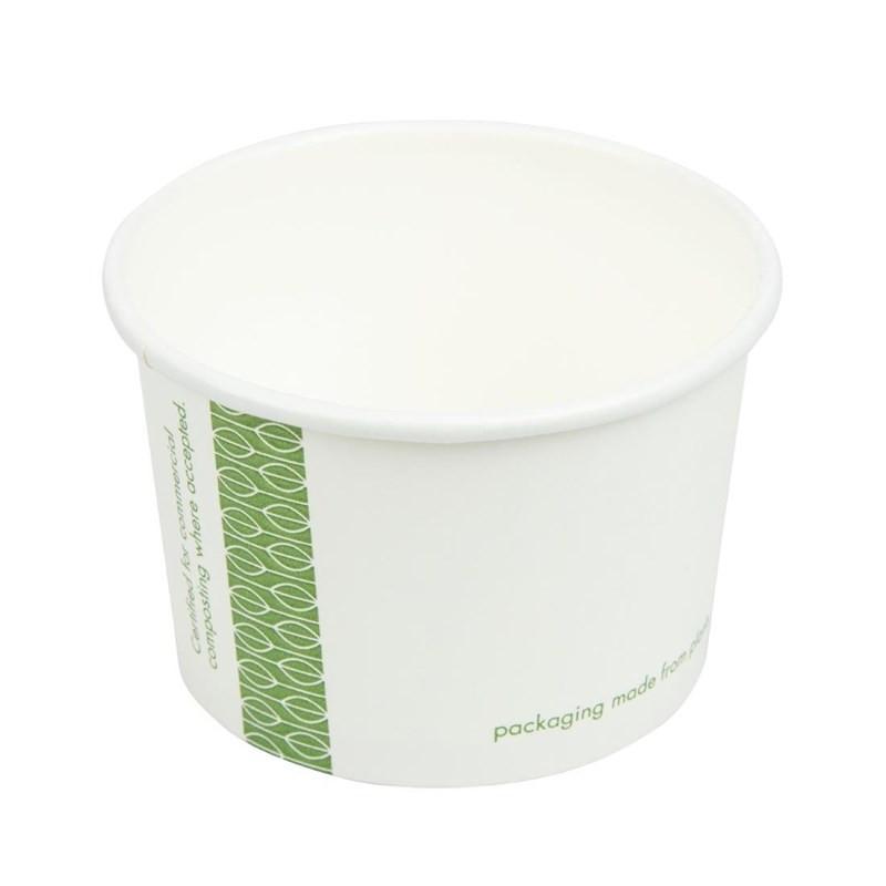 Pots pour aliments chauds compostables - 455ml - Lot de 500 | Vegware_2