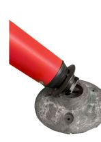 Socle en composite 1/4 de tour pour balise - STI Balisage routier - Monobloc, rétroréfléchissant, Ø 270 mm_2