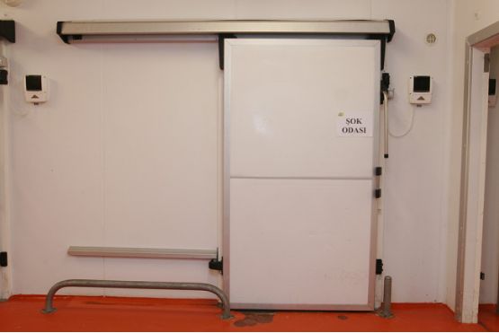 Sürgülü Soğuk Oda Kapısı - Porte de chambre froide coulissante Thermodizayn 120x200 - Isolation polyuréthane_2