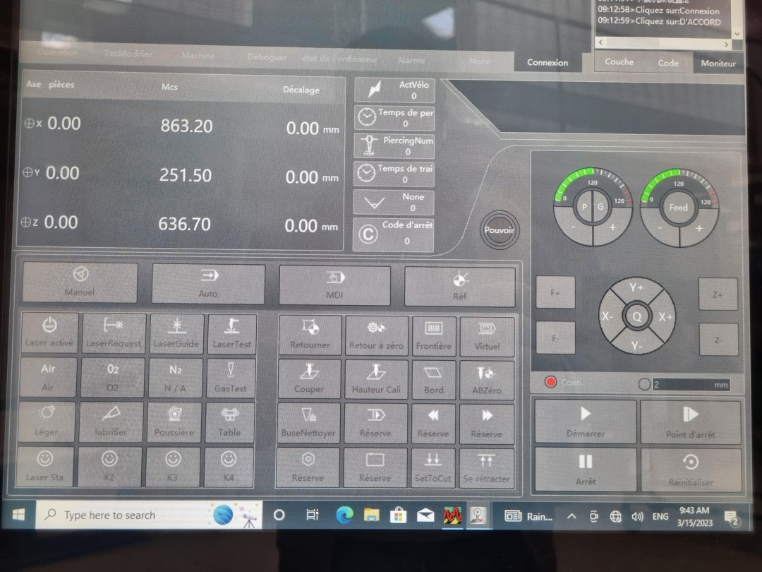 Table de découpe laser fibre ADFORM - LTO1530 - Format 1500x3000mm à 2000x6000mm - Puissance 1500 à 8000W_2