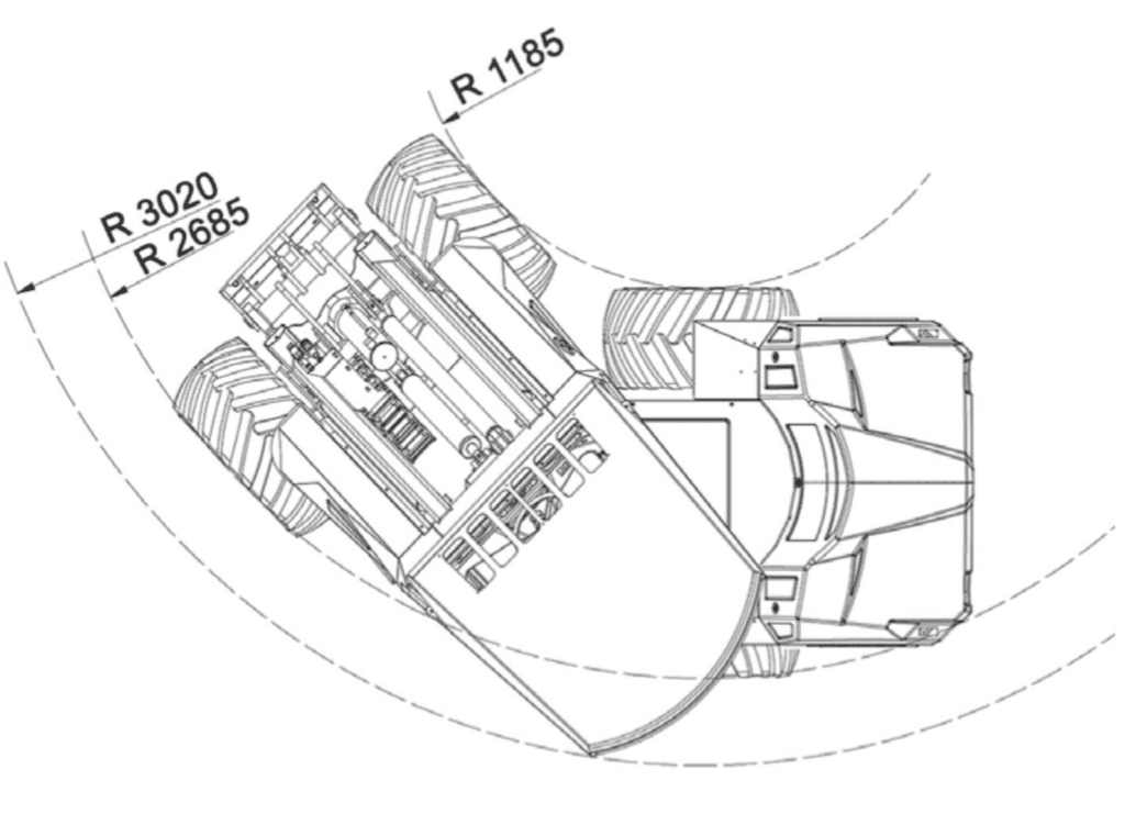 Chargeuse Maxo 57 Single Speed - Cast Loaders - 57 CV - Transmission hydrostatique 4 roues motrices_2