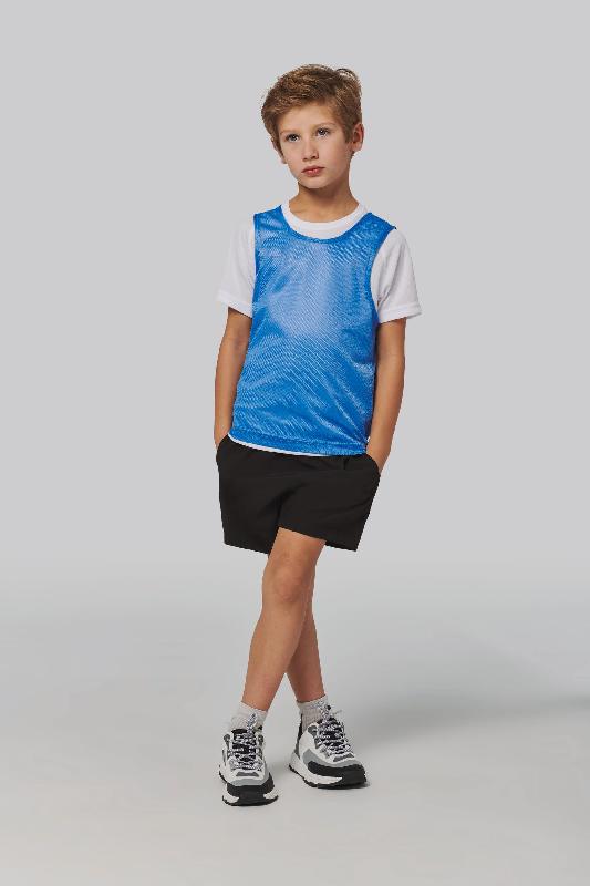 Chasuble en filet léger multisports enfant - 100% polyester - Réf: PA047 - Marque PROACT - Tailles 6/10 ans et 10/14 ans_2