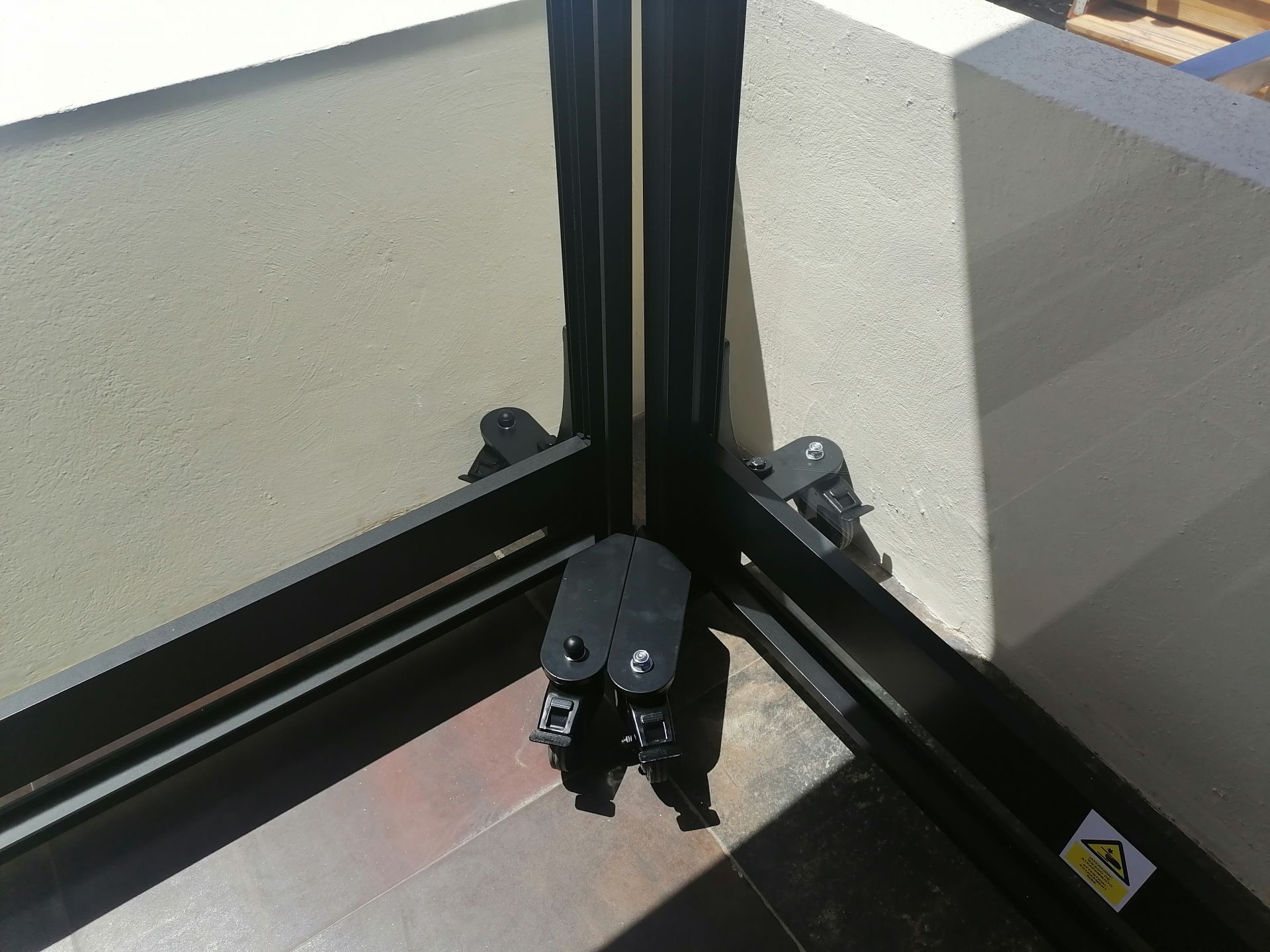 Paravent à roulettes pour configuration rapide