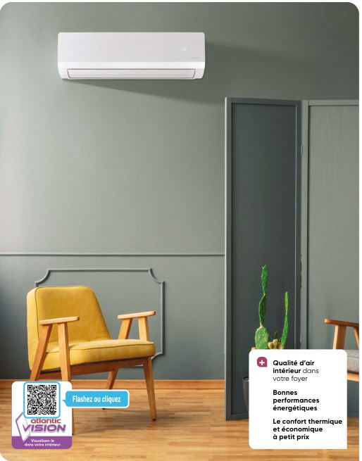 Pompe à chaleur air/air réversible monosplit et multi-splits - Zenkeo - Classe A+++ froid, A++ chaud - Wi-Fi intégré_2