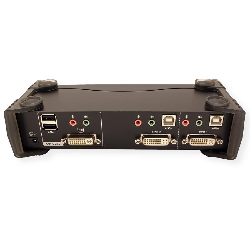 Aten cs1762a switch kvm dvi, usb, audio, hub usb, 2 ports_2