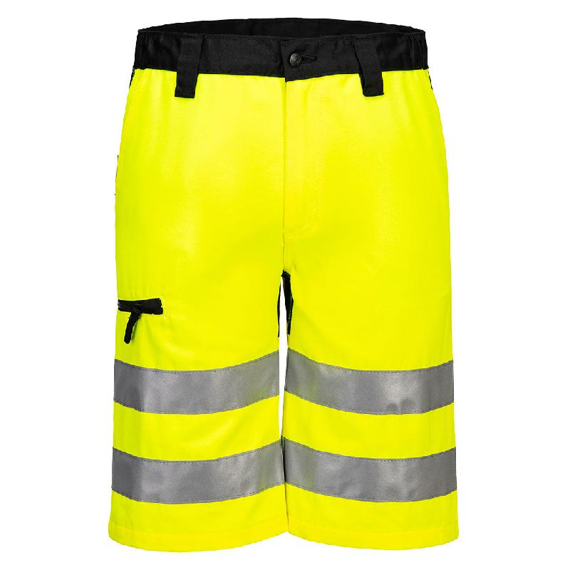 Bermuda WX2 eco-conçu stretch - Noir / Jaune / 44_2
