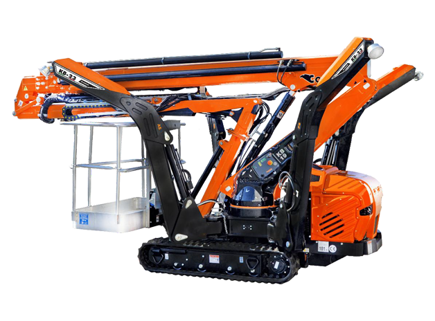 Nacelle élévatrice trois-en-un, robuste et fiable, pouvant atteindre jusqu'à 22,30 mètres de hauteur - KB23 - Cormidi_2