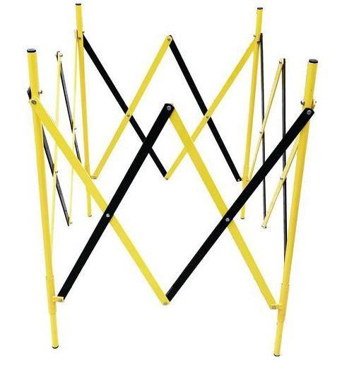 Barrières de chantier - coloris jaune et noir ou rouge et blanc - dimensions 1000x1000mm ou 2500mm_2