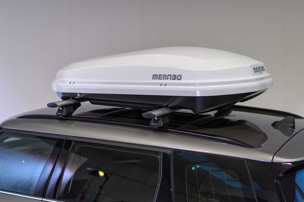 Coffre de toit 450L MENABO DIAMOND 450 Blanc-Brillant_2