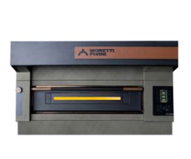 Four à pizza avec sole fixe en pierre réfractaire sablée pour une uniformité de cuisson parfaite - moretti s100_2