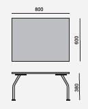 Table basse  rectangulaire Izar - SOKOA - Blanc_2