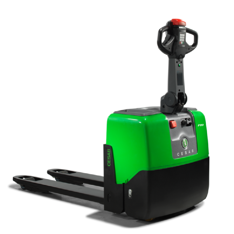 Transpalette électrique P113 pour vos opérations de manutention en Isère et Rhône   -  disponible en achat neuf et en location de courte à longue durée_2