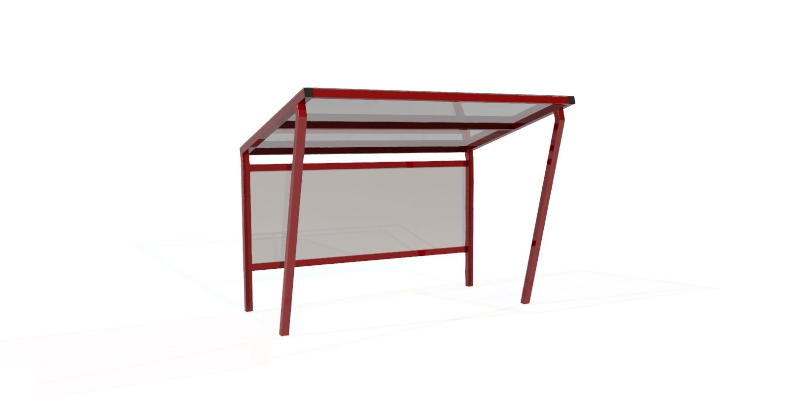 Abris vélo en acier inoxydable ou peint - Référence ABRV03 - Design haute qualité_2