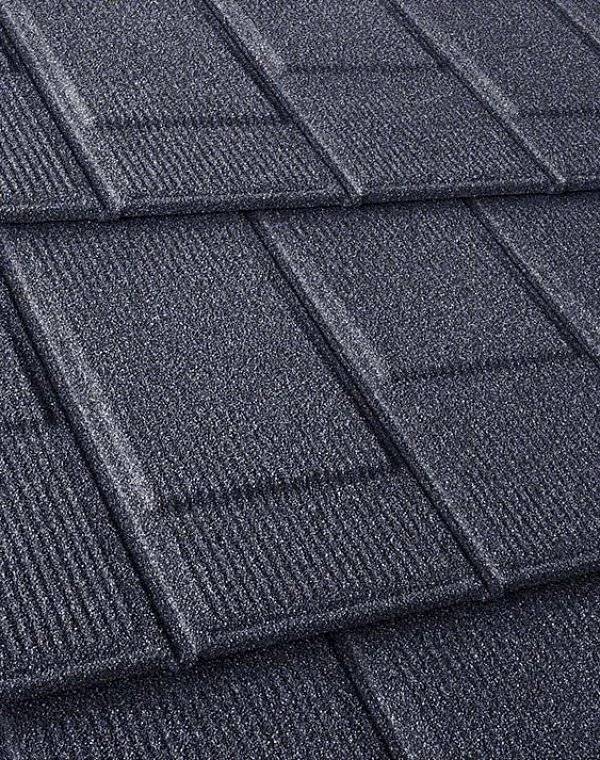 Panneaux aspect de shingles métalliques - Revêtement pierre naturelle ou thermolaqué - METROTILE® interlock iSHINGLE_2