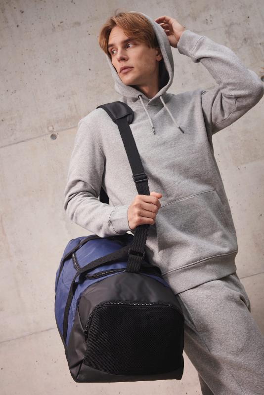 Sac de sport recyclé - double compartiment latéral - polyester recyclé 50% - Réf: KI0650_2