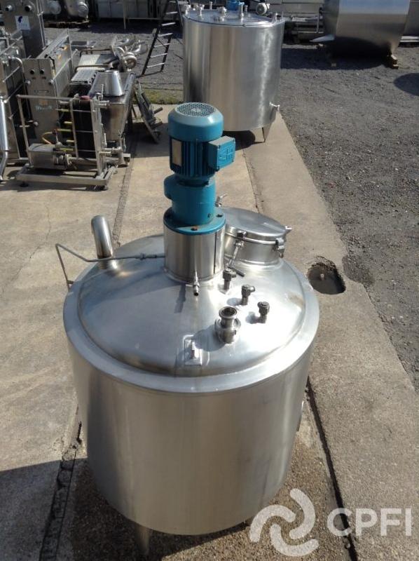 Cuve Goavec 600L - CUV027 - Agitation centrale et tri-pâle_2