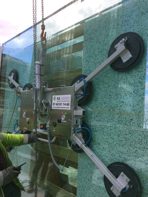 Palonnier à ventouses compact DSZ2 - Charge 600 à 900kg - Rotatif 360° et basculant 90°_2