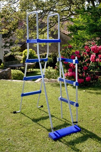 Piscine ovale acier 10,20m x 5,75m x h: 1,32m - filtration à sable - sans renforts apparents_2