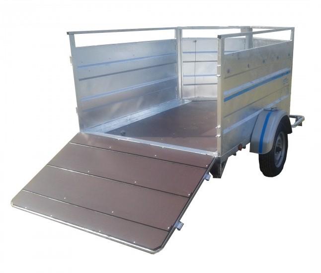 Remorque pour transport d'animaux - 2,50 X 1,50 X 0,99M - 500/750 KG - MAGNUM 500M4_2