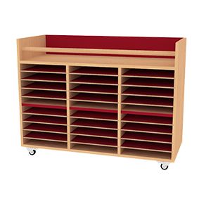 Support de séchage pour dessins format A3 avec freins intégrés