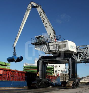 Benne preneuse hydraulique - manutention sable, gravier - coquilles ouvertes/fermées_2