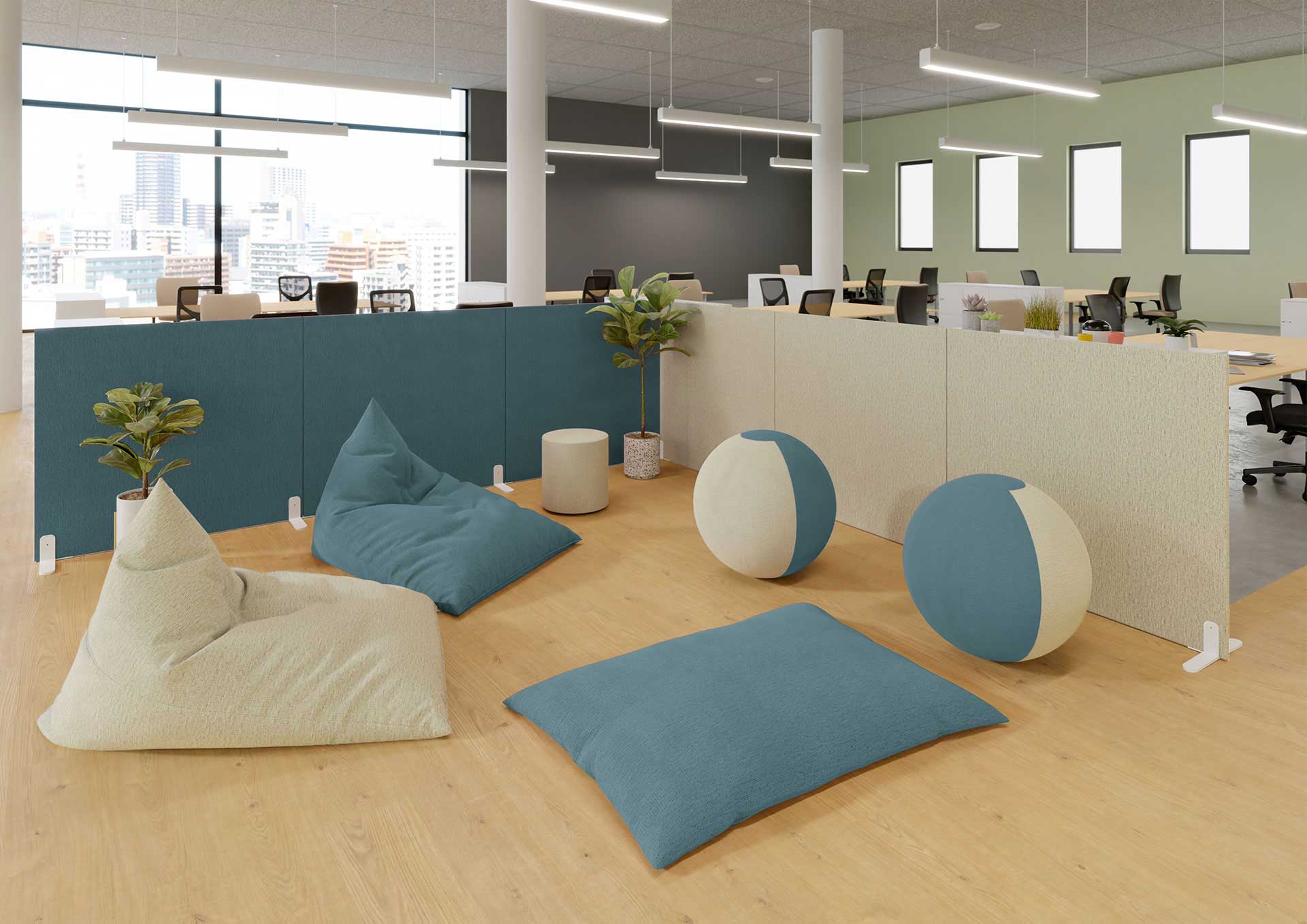 Swissball ergonomique de bureau - JIM BALL - 4 modèles personnalisables pour espaces de travail modernes_2