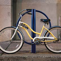 Appui cycles design et pratique - ORBI - acier thermolaqué ou inox - hauteur 1m - à sceller ou sur platines_2