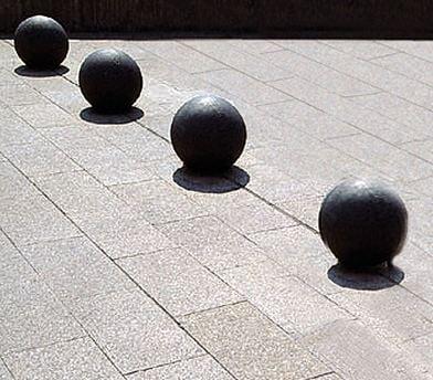 Borne ESFERA sphère en fonte_2