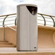 Centrum - Poubelle publique - Glasdon - 90 litres - Acier inoxydable 316_2