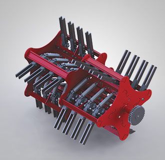 Ramasseuse de pierres Bereket - Yüksel Tarım - Profondeur de travail : 300 mm - Système hydraulique innovant_2