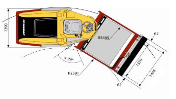 Rouleaux monocylindres Dynapac CA134D - 5 500 kg, moteur John Deere 62 kW_2