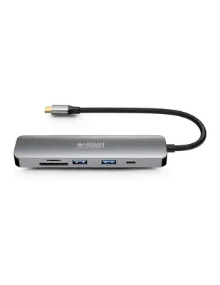 Urban Factory MHC45UF station d'accueil Avec fil USB 3.2 Gen 1 (3.1 Gen 1) Type-C Gris_2
