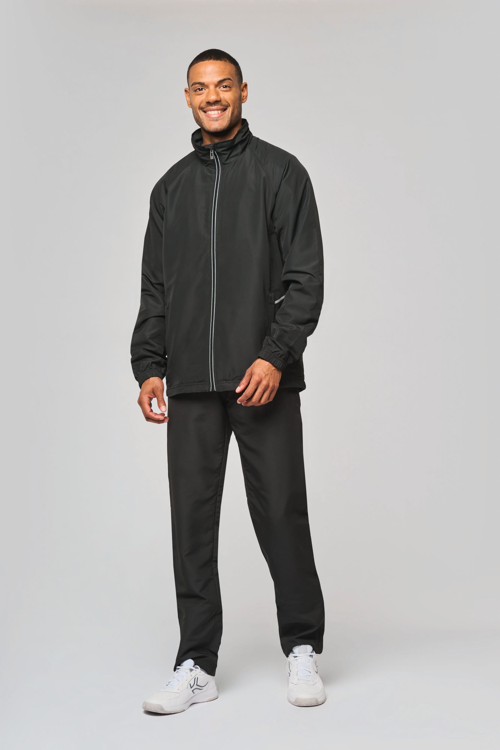 Veste de survêtement PROACT - Réf: PA342 - Polyester ultra résistant avec bandes réfléchissantes_2