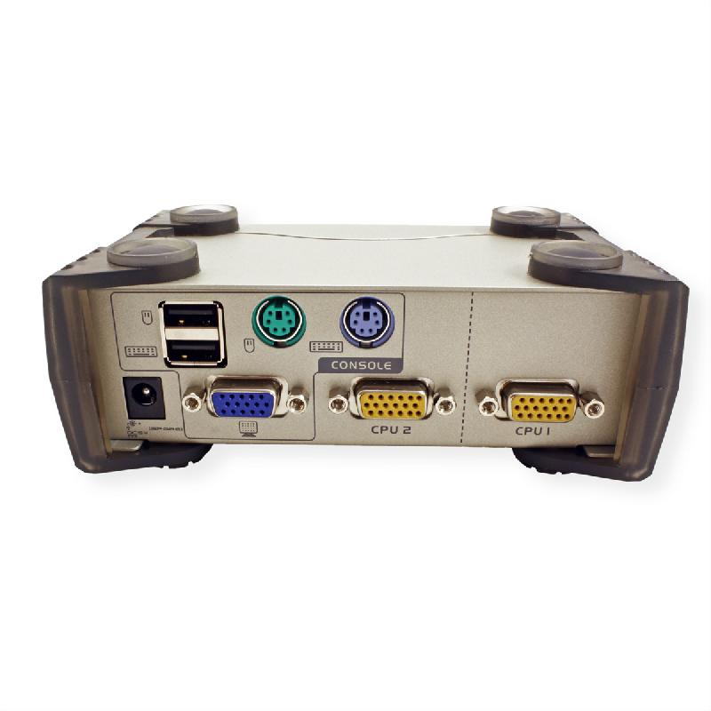 Aten cs82u switch kvm vga, ps/2+usb, 2 ports_2